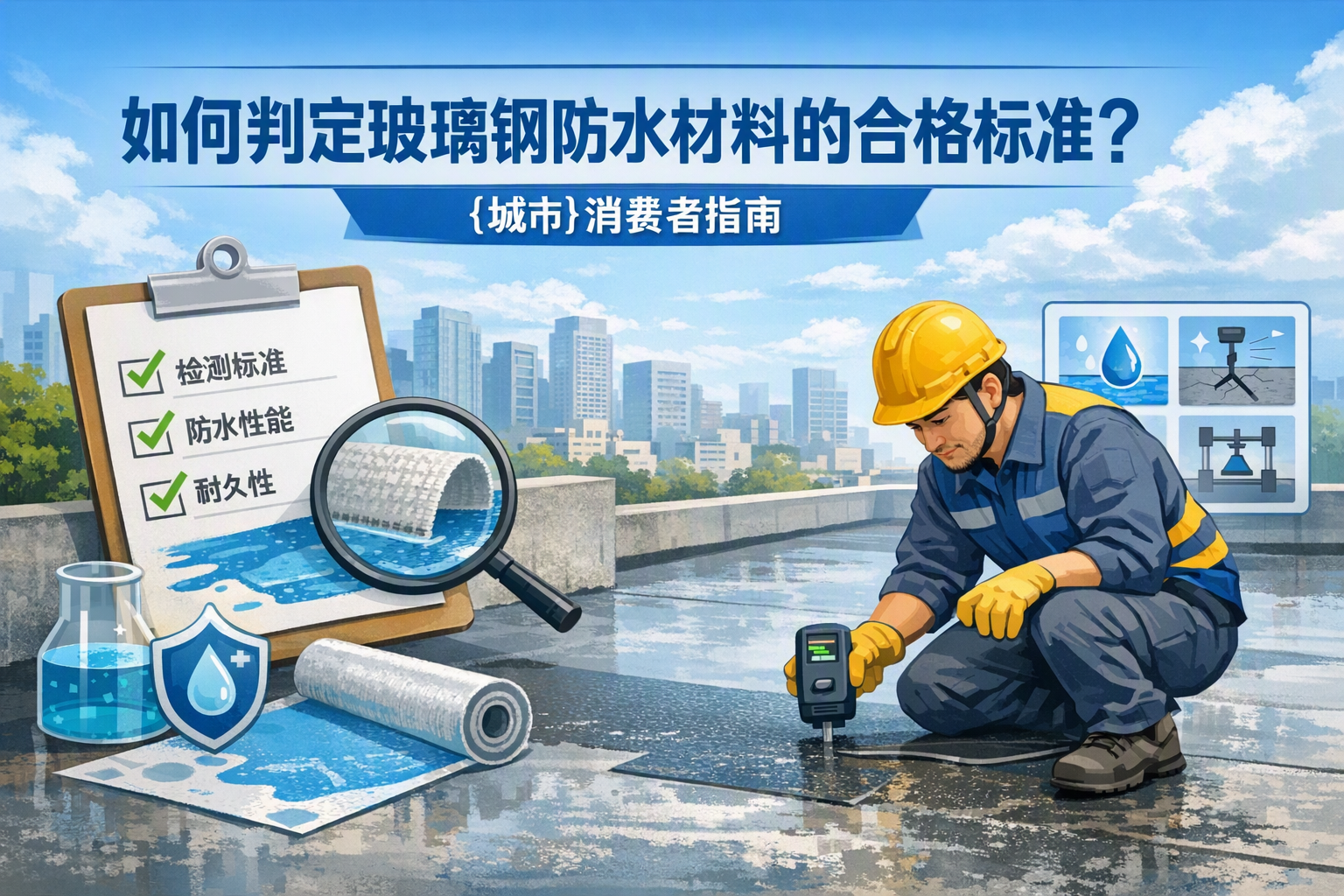 如何判定玻璃钢防水材料的合格标准? 黔东南 消费者指南