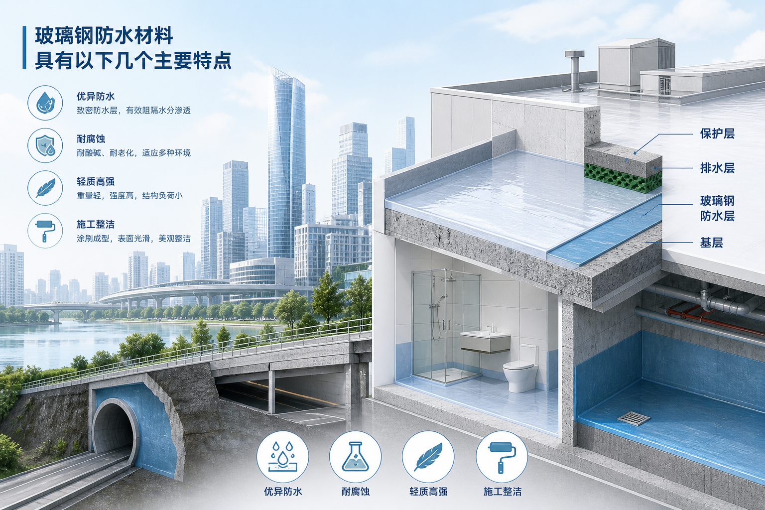 2023年玻璃钢防水材料市场趋势分析,关注 黔东南 发展